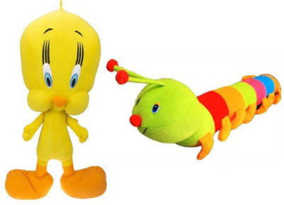 

APNA KANHA Multicolour Catterpillar and Yellow Tweety Duck - 8 cm(Multicolor)