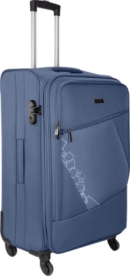 

Nasher Miles Bogota Expander Soft Side Cabin Luggage| Navy Blue  Inch /55CM Trolley/Travel/Tourist Bag Expandable Cabin Luggage -  inch(Blue