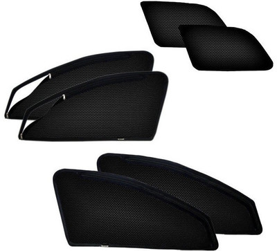 KOZDIKO Side Window, Rear Window Sun Shade For Tata Hexa(Black)