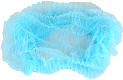 

SB Disposable Stretchable Blue Bouffant caps / Surgical Caps/Cooking Caps Surgical Head Cap(Disposable)