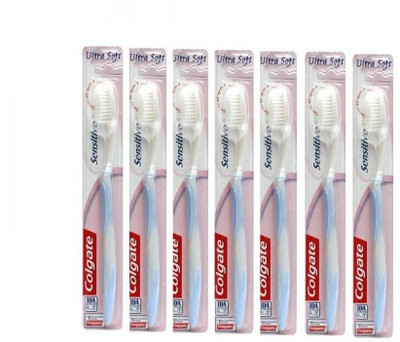 

Colgate gentle cleaning sensitive soft superior toothbrush pack of 7 Ultra Soft Toothbrush(Pack of 7)