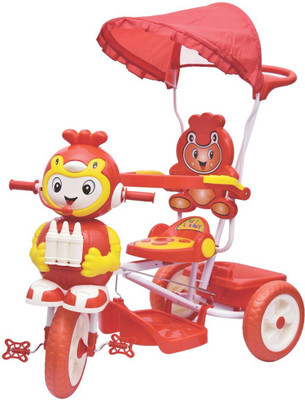 

kayoksh BABY TRICYCLE FOR KIDS WITH FRONT OR BACK BASKET AND CANOPY AND PARENT HANDLE OR MUSICAL TRICYCLE RED COLOUR KIDS TRICYCLE RECOMMENDED TRICYCLE FOR BABY GIRL OR TRICYCLE FOR BABY BOY OR TRICYCLE FOR TODDLER GIRL OR TRICYCLE FOR TODDLER BOY RECOMME