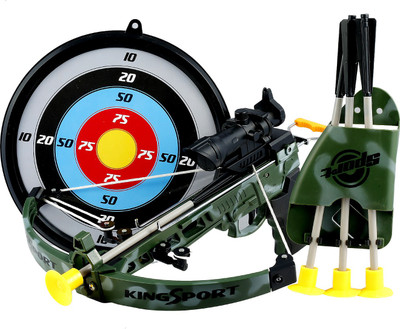 

ToyzIsland Exclusive High Quality CROSSWORD SUPER ARCHERY SET WITH BOARD AND DARTS ARROW SIZE 40 CM(Multicolor)