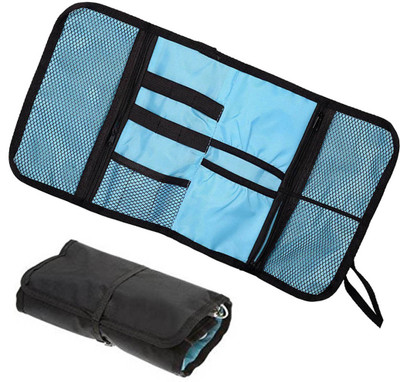 

PackNBuy Foldable Travel Organizer Pouch Electronics(Black)