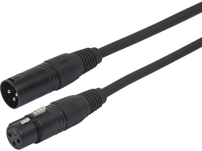 

Monoprice TV-out Cable 6 Meter (20ft) 3-pin DMX Lighting & AES/EBU Cable(Black, For Home Theater)