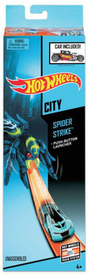 

kidoz kingdom HOT WHEELS CITY SPIDER STRIKE TRACK SET(Multicolor)