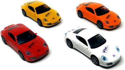 

Akrobo Friction & Inertia Powered Cars Early Educational Toddler Set of 4(Multicolor)