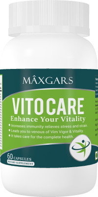 

Maxgar VitoCare, 60 Capsules-Complete Health Solution All in One Supplement(60 No)