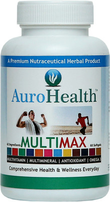 

AuroHealth Multimax support a healthy immune system - 60 Softgels Natural Herbal Products(200 mg)