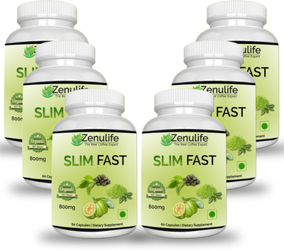 

zenulife Slim Fast weight managment - Pack of 6 360 Capsules(60 No)
