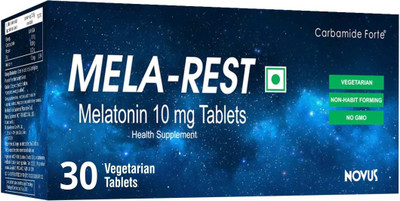 

Carbamide Forte Melatonin 10 mg sleeping tablets (30 Veg Tablets)(30 No)