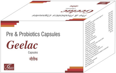 

GEELAC Pre & Probiotics Softgel Capsules - Blister Pack of 100 Capsules(100 mg)