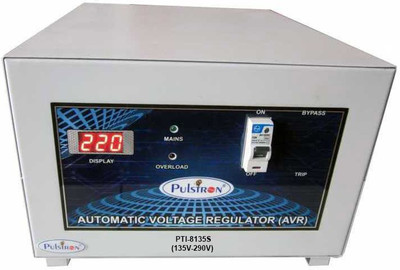 

PULSTRON PTI-8135S 8KVA (135V-290V) Single Phase Automatic Voltage Stabilizer for Mainline(Grey)
