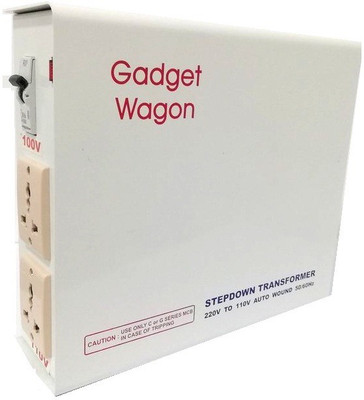 

Gadget-Wagon Step down voltage converter 1000 watts for US canada to India Transformer Based voltage converter(White)