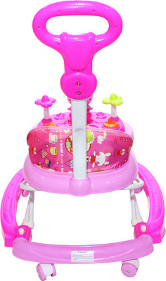 

Blubud Musical 3-in-1 Walker With Parent Rod(Pink)