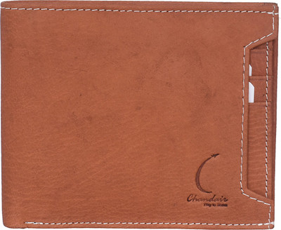 

Chandair Men Orange Genuine Leather Wallet(6 Card Slots), Tangerine orange