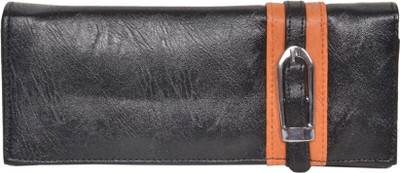 

Blossom Women Black Artificial Leather Wallet(2 Card Slots)