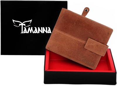

Tamanna Men Tan Genuine Leather Wallet(3 Card Slots)