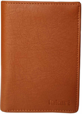 

Inkart Men Tan Genuine Leather Wallet(9 Card Slots)
