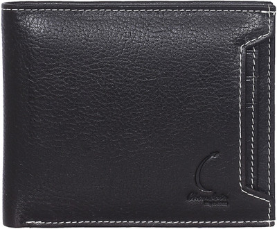 

Chandair Men Black Genuine Leather Wallet(6 Card Slots), Dark iron black