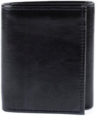 

Inkart Men Black Genuine Leather Wallet(5 Card Slots)