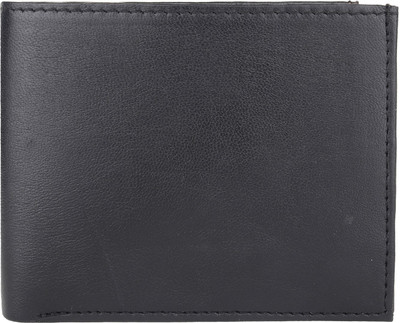 

ALW Men Black Genuine Leather Wallet(8 Card Slots)