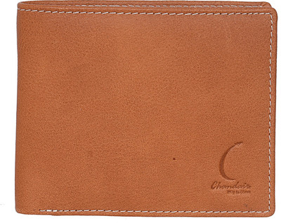 

Chandair Men Brown Genuine Leather Wallet(7 Card Slots), Dark russet brown