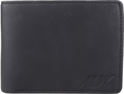 

ALW Men Black Genuine Leather Wallet(3 Card Slots)