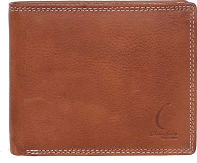 

Chandair Men Brown Genuine Leather Wallet(7 Card Slots), Light tawny brown