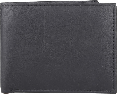 

ALW Men Black Genuine Leather Wallet(5 Card Slots)