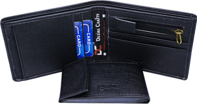 

Dezire Crafts Men Casual Black Artificial Leather Wallet(20 Card Slots)