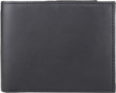 

ALW Men Black Genuine Leather Wallet(8 Card Slots)