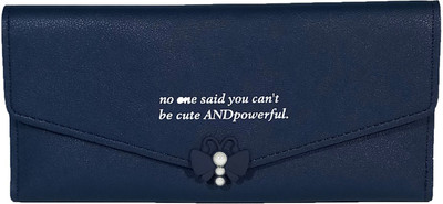 

cereta Girls Blue Artificial Leather Wallet(10 Card Slots)