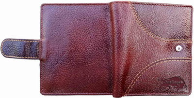 

JusTrack Men Brown Genuine Leather Wallet(7 Card Slots), Bombay brown
