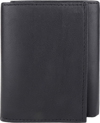 

ALW Men Black Genuine Leather Wallet(12 Card Slots)