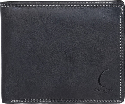 

Chandair Men Grey Genuine Leather Wallet(7 Card Slots), Smoke grey