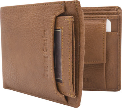 

Dezire Crafts Men Formal Brown Artificial Leather Wallet(5 Card Slots), Tan