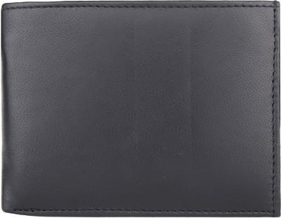 

ALW Men Black Genuine Leather Wallet(8 Card Slots)