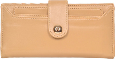 

Blossom Women Beige Artificial Leather Wallet(11 Card Slots), Cream