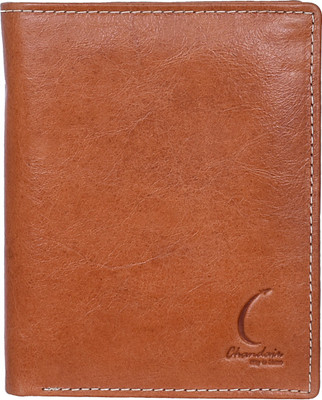 

Chandair Men Brown Genuine Leather Wallet(8 Card Slots), Soft brown