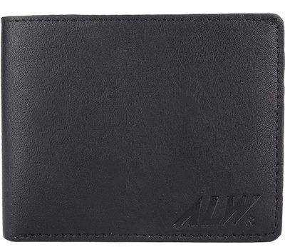 

ALW Men Black Genuine Leather Wallet(6 Card Slots)