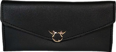 

cereta Girls Black Artificial Leather Wallet(4 Card Slots)