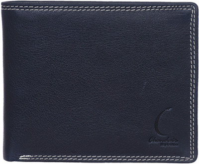 

Chandair Men Blue Genuine Leather Wallet(7 Card Slots), Deep ocford blue