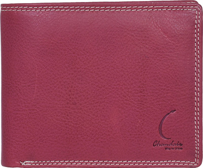 

Chandair Men Pink Genuine Leather Wallet(7 Card Slots), Magenta pink