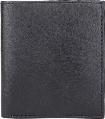 

ALW Men Black Genuine Leather Wallet(5 Card Slots)