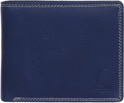 

Chandair Men Blue Genuine Leather Wallet(7 Card Slots), Dark royale blue