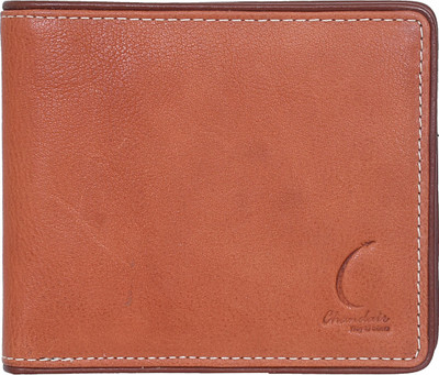 

Chandair Men Red Genuine Leather Wallet(4 Card Slots), Apple red maroon piping