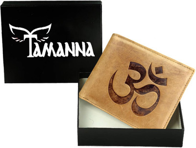 

Tamanna Men Tan Genuine Leather Wallet(8 Card Slots), Hunter tan
