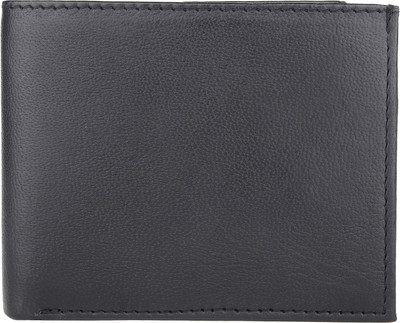 

ALW Men Black Genuine Leather Wallet(4 Card Slots)