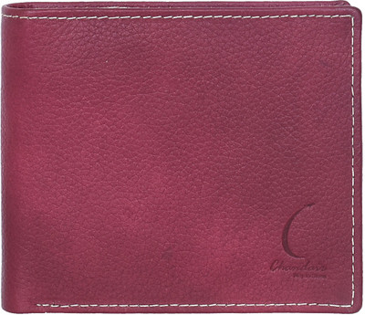 

Chandair Men Red Genuine Leather Wallet(7 Card Slots), Cardinal maroon
